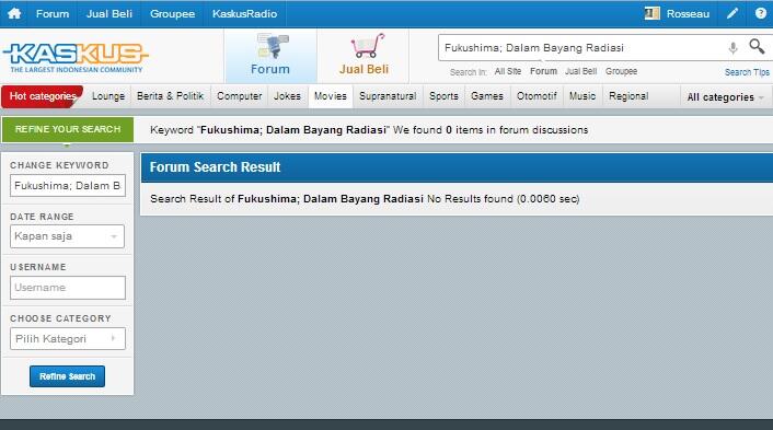 FUKUSHIMA: DALAM BAYANGAN RADIASI
