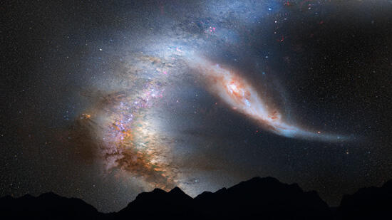 Benarkah Bimasakti Sudah Pernah Menabrak Andromeda?