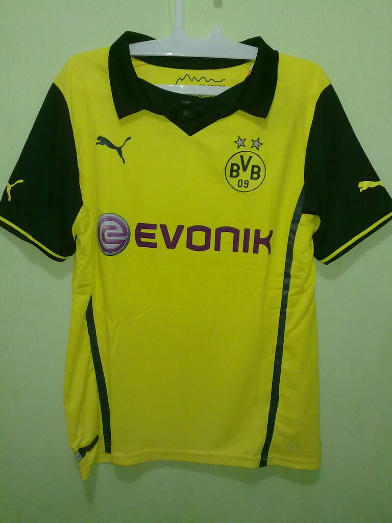 Jersey Grade Ori Borossia Dortmund 3rd 2013/2014 UCL Version