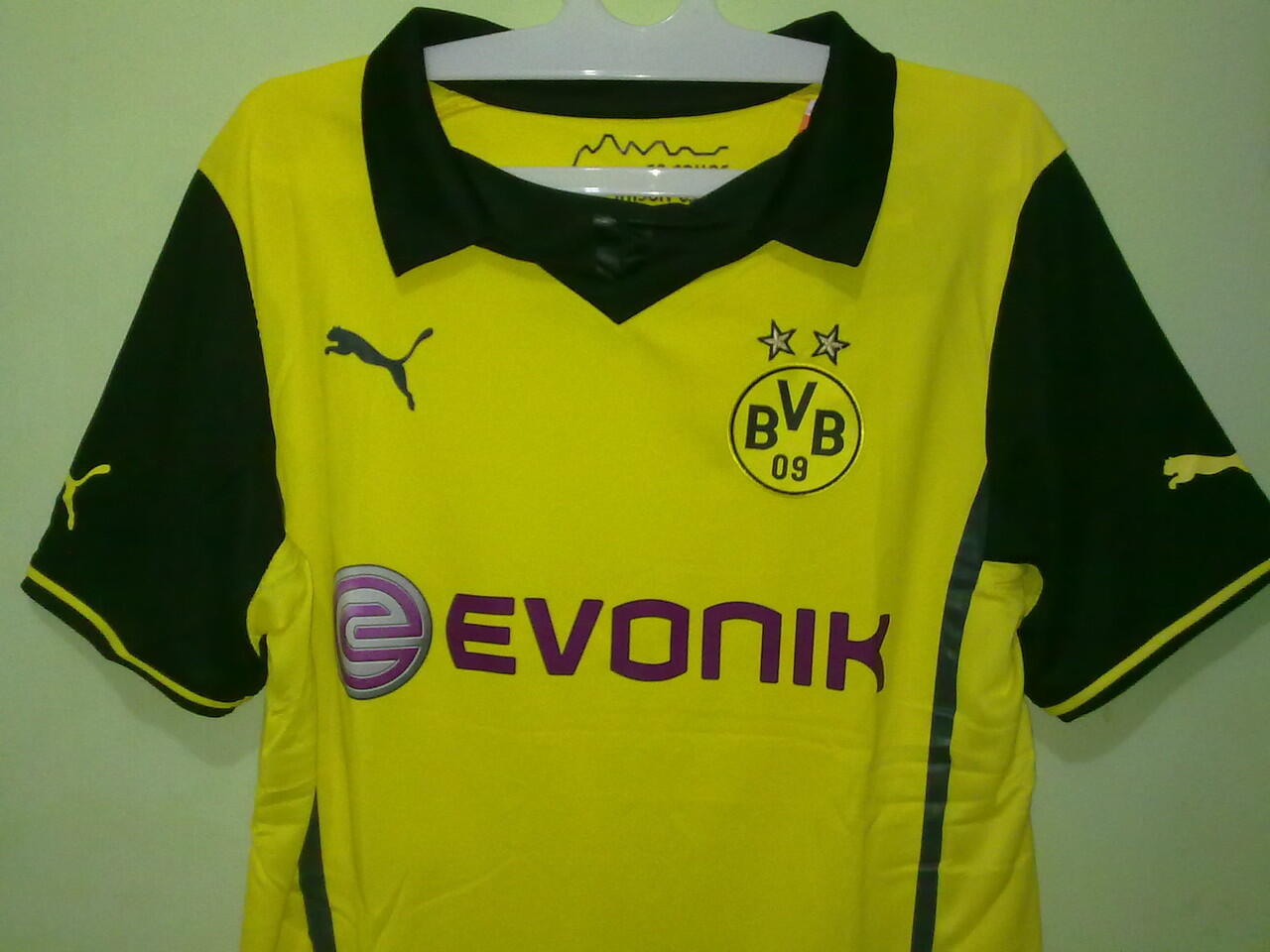 Jersey Grade Ori Borossia Dortmund 3rd 2013/2014 UCL Version