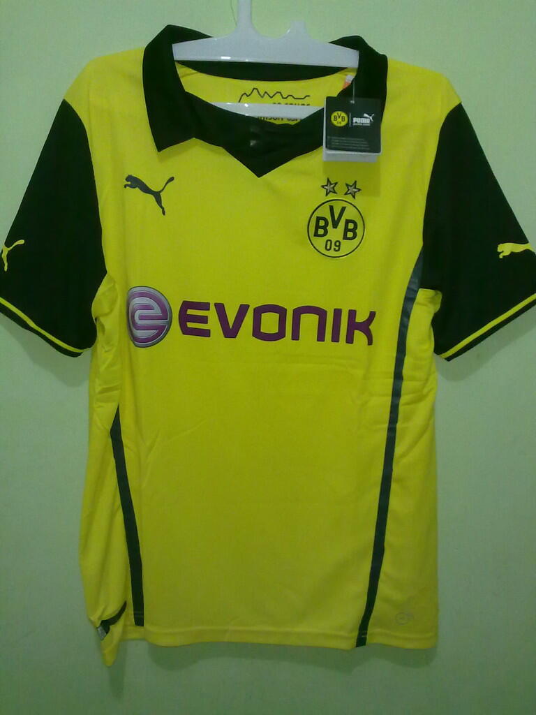 Jersey Grade Ori Borossia Dortmund 3rd 2013/2014 UCL Version