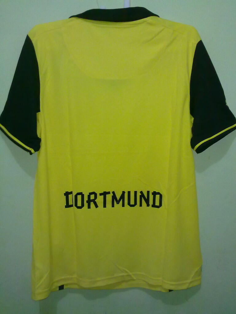 Jersey Grade Ori Borossia Dortmund 3rd 2013/2014 UCL Version