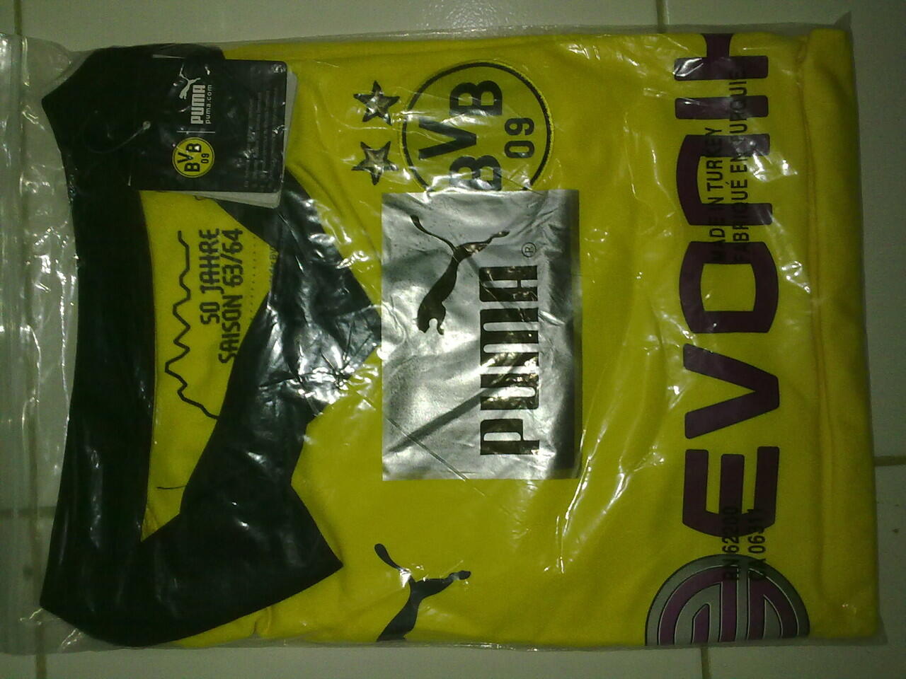 Jersey Grade Ori Borossia Dortmund 3rd 2013/2014 UCL Version