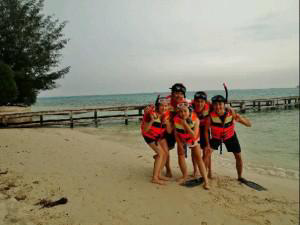 pulau surga harapan island