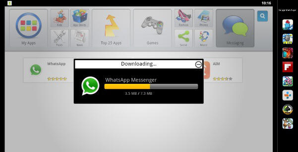 INSTAL WHATSAPP DAN BBM DAN APLIKASI LAIN TANPA PASANG OS ANDRO (200MB DOANG)