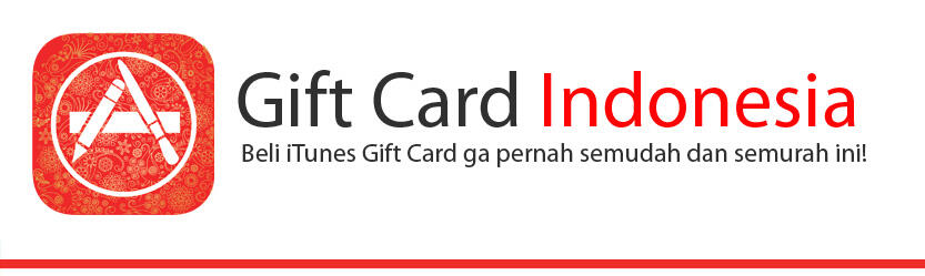iTunes Gift Card Indonesia - Bisa Buat Sticker LINE, dan Juga Gems Clash of Clans