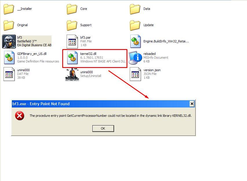 &#91;HELP&#93; ada yg pernah dpet masalah ini install BF 3 di XP (CENDOL +1)