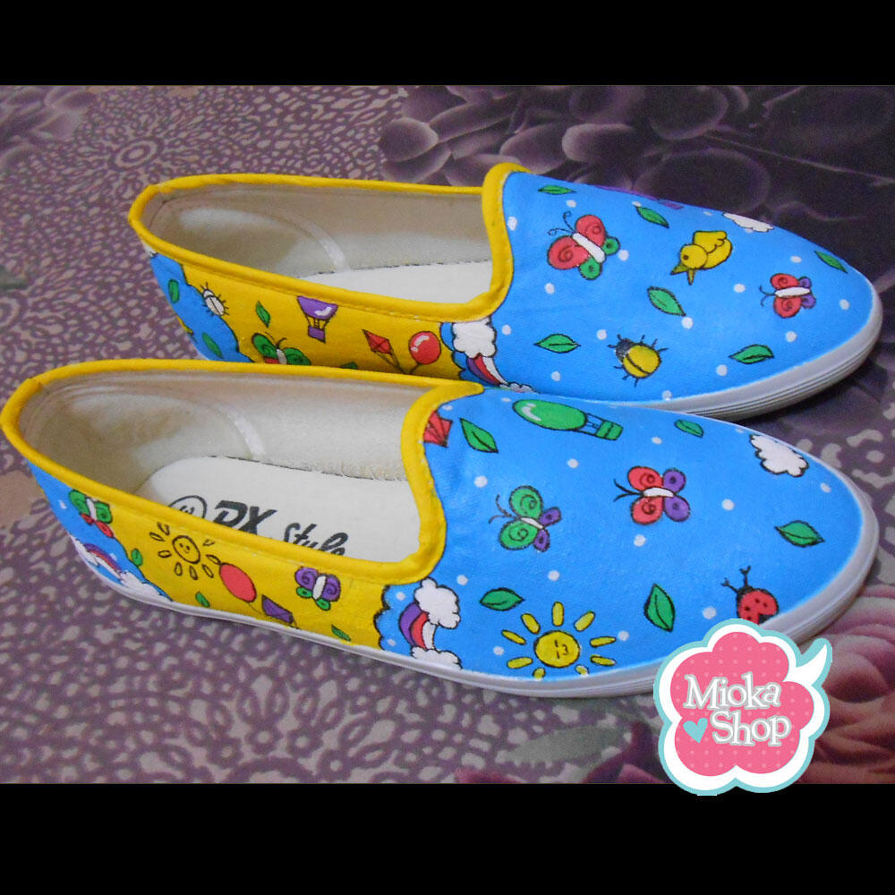 Cari SEPATU LUKIS KEREN (TRIBAL, GALAXY, KPOP, FLOWER, etc 