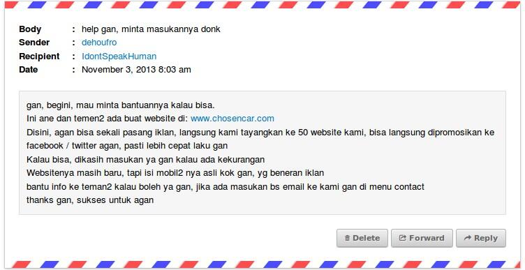 1.Gimana caranya melaporkan spam PM? 2.Apakah tombol lapor hansip hanya pajangan?
