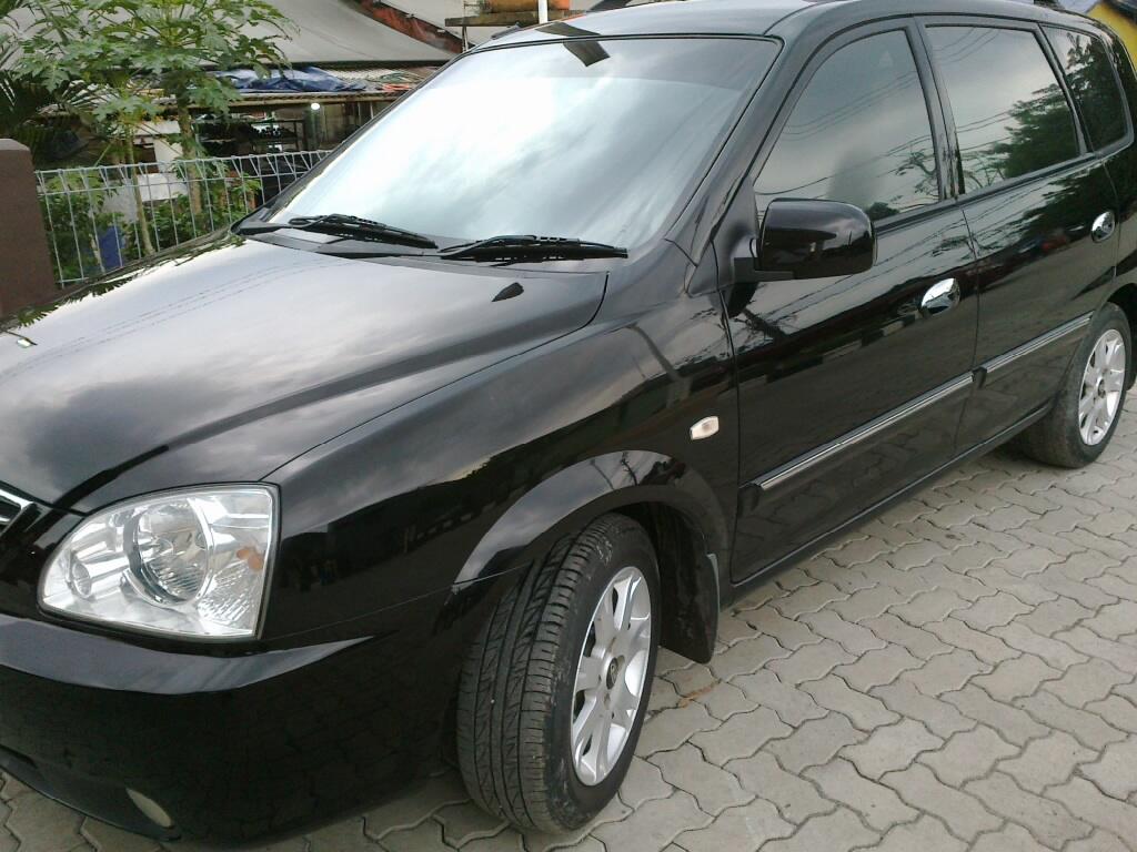 Kia Carens II MT 2007,Hitam,Elegance, Bisa Kredit Gan