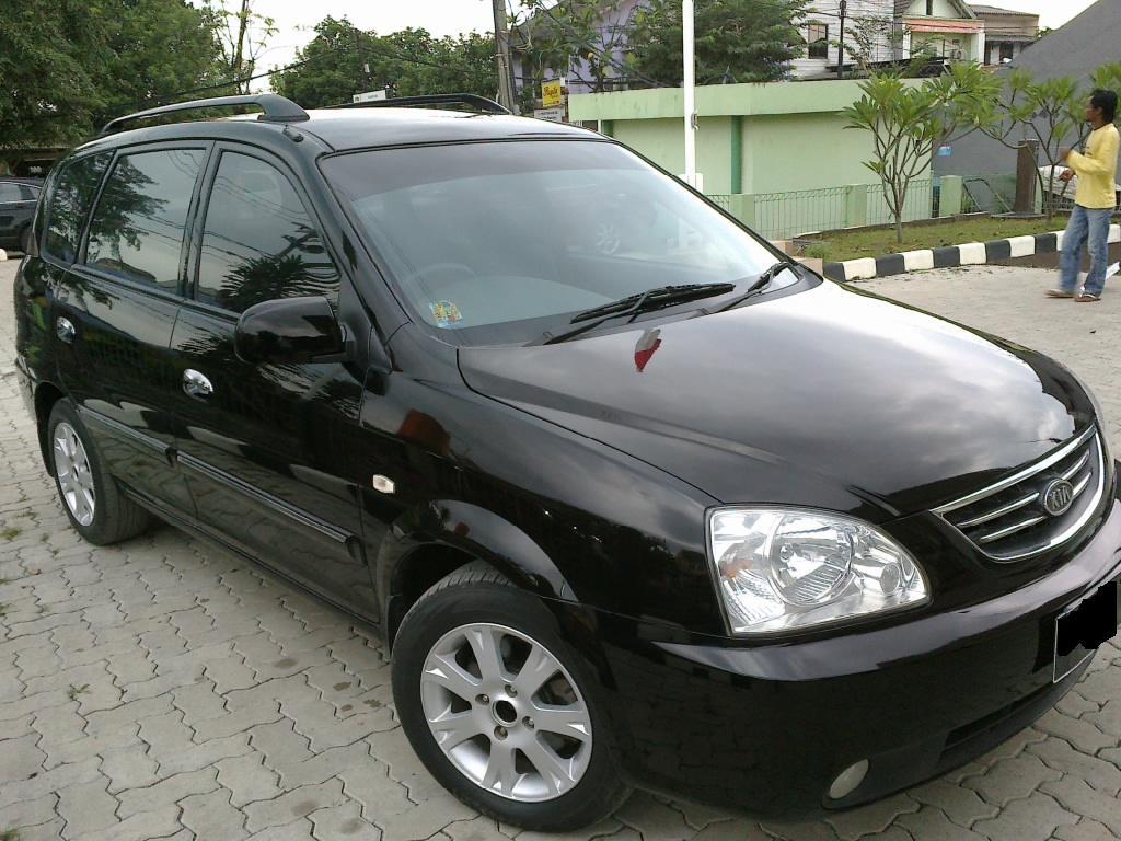 Kia Carens II MT 2007,Hitam,Elegance, Bisa Kredit Gan