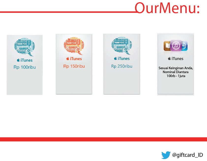 iTunes Gift Card Indonesia - Bisa Buat Sticker LINE, dan Juga Gems Clash of Clans