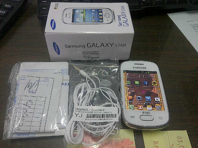 samsung star white low end second kaya baru harga murah garansi resmi