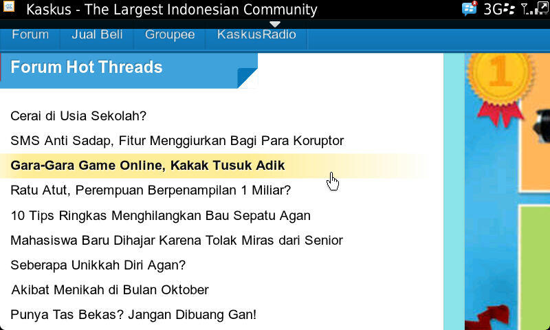 Gara-gara &quot;Game Online&quot;, Kakak Tusuk Adik