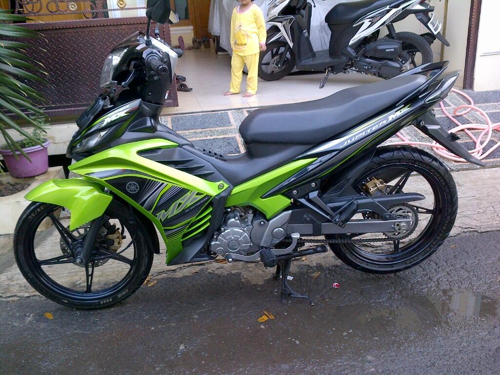 Terjual JUPITER MX 135 Tahun 2013 Bulan Februari Hijau Mulusss