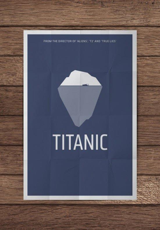 40 poster film yg dibuat jadi Minimalistic tapi tetep elegan