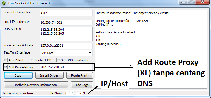 (SHARE) Tutorial Tun2Socks dengan Akun SSH