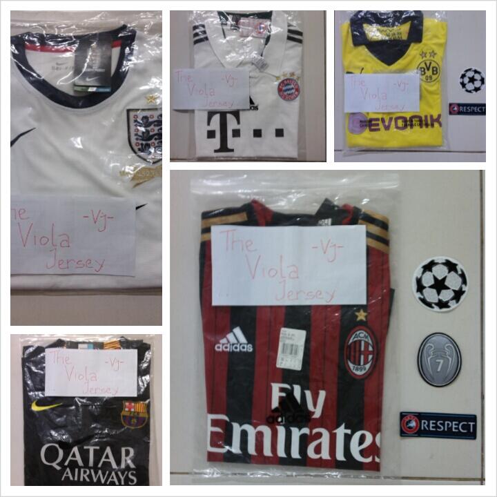 Jersey Grade Ori/Player Issue 2013/2014 LENGKAP + BISA CUSTOM + PALING MURAH DISINI!