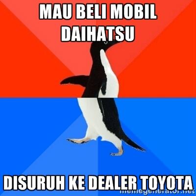 Mau kredit mobil daihatsu disuruh ke dealer toyota