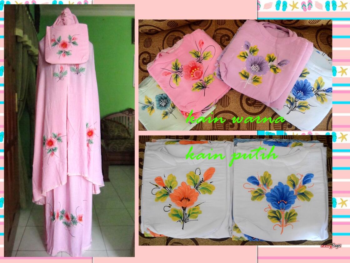 Mukena Lukis Asli SOLO (harga grosir - paling murah)