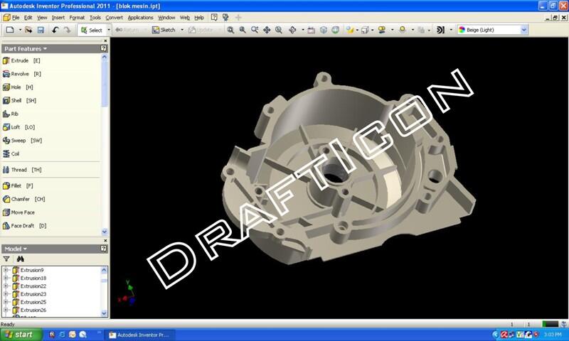 Jasa Gambar Drafter Mesin 2D 3D Auto Cad, Catia, SolidWork, INVENTOR, Corel