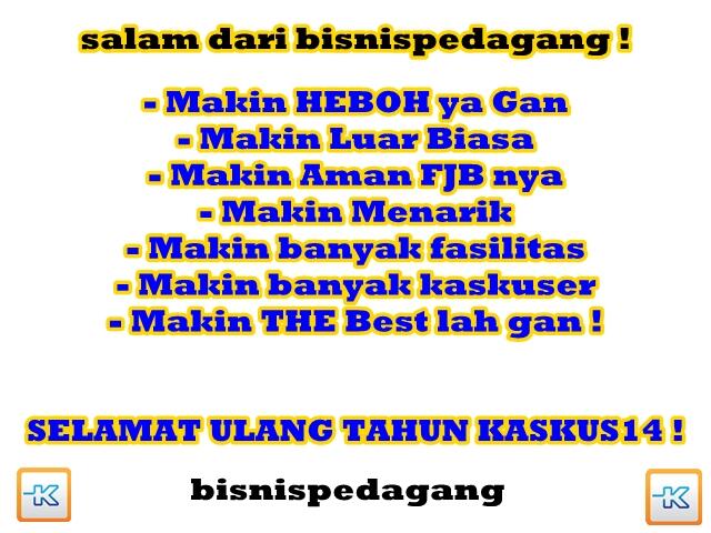 SELAMAT ULANG TAHUN KASKUS KE-14