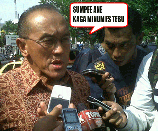 Acit Pasrah Es Tebunya Tak Dibayar Rombongan Aburizal Bakrie