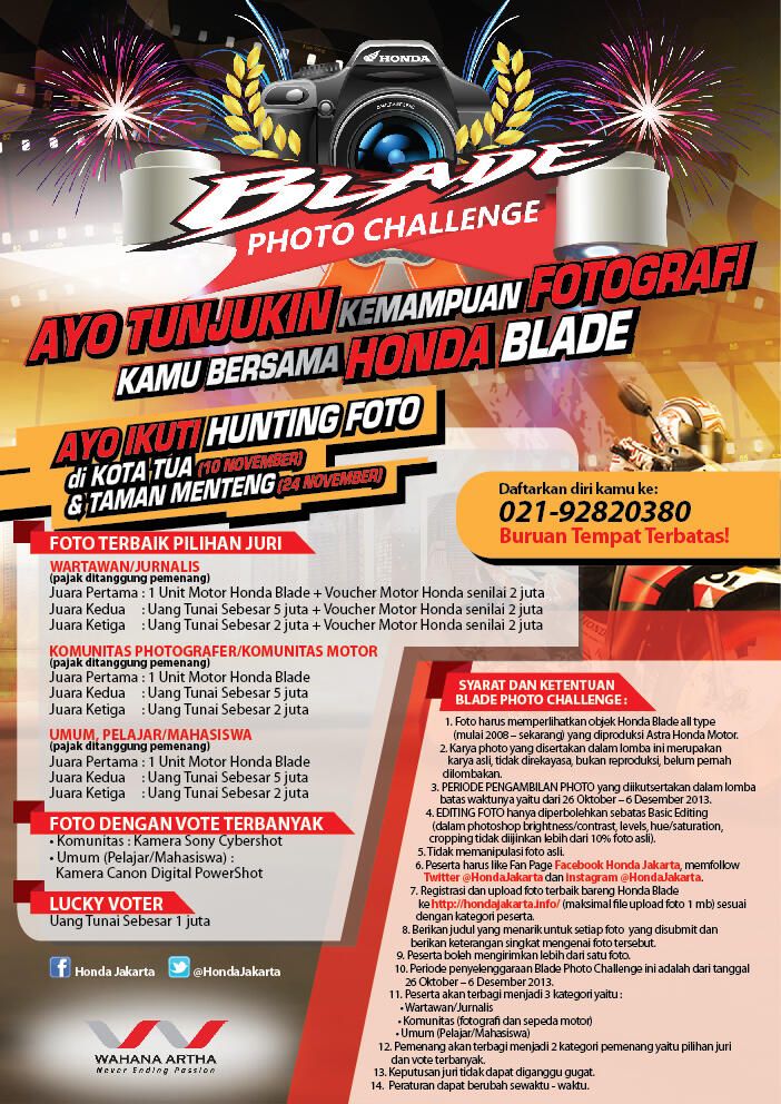 Photo Hunting di Kota Tua , Event Honda Blade Photo Challenge
