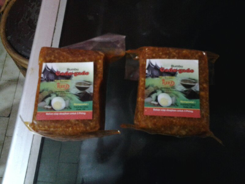 pengembangan usaha bumbu kacang gado gado