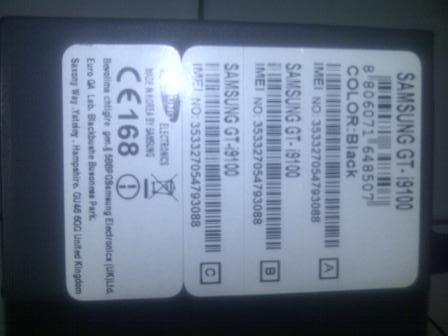 Samsung Galaxy S II Black GT-i9100 --- Maknyuuus gan....