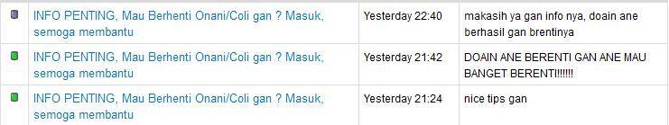 INFO PENTING, Mau Berhenti Onani/Coli gan ? Masuk, semoga membantu