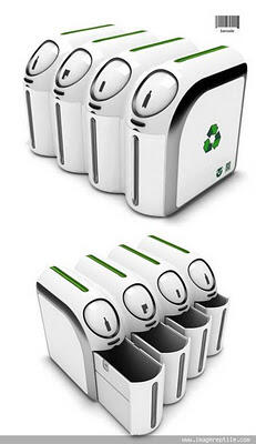 6 Desain Kotak Sampah TerCanggih