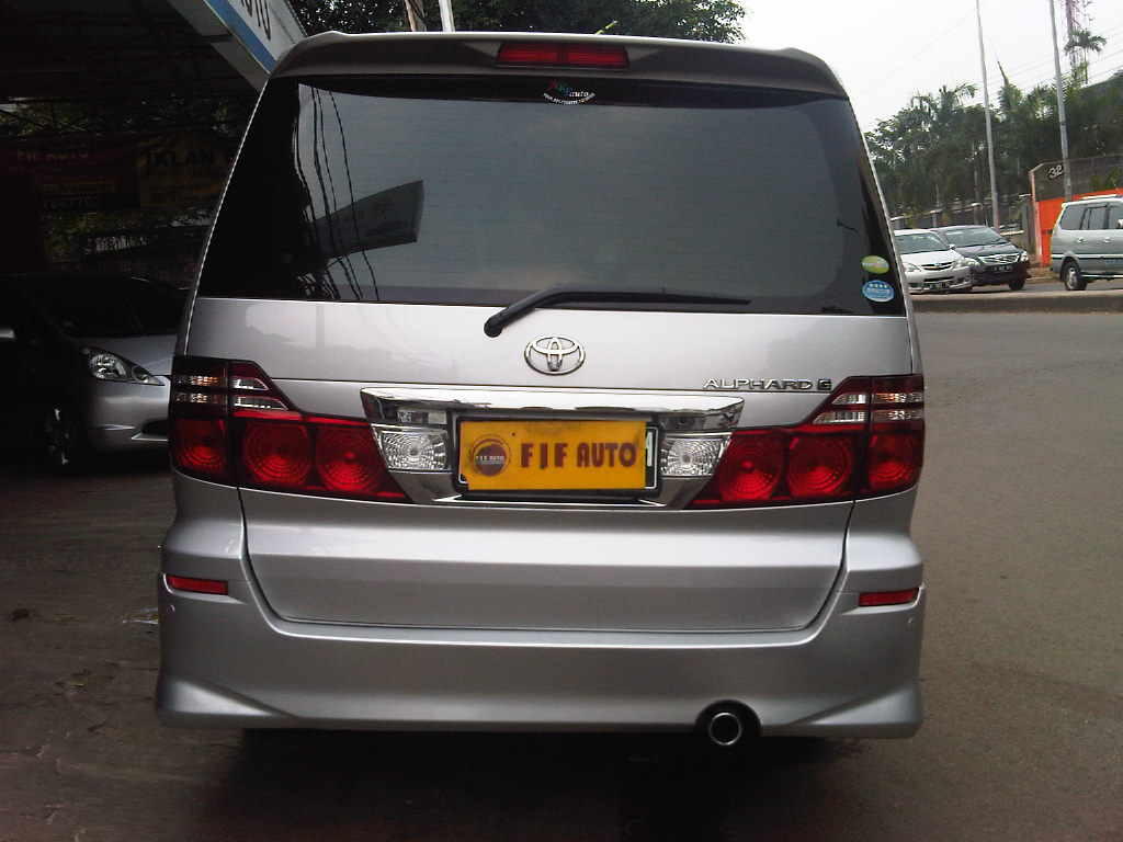 TOYOTA ALPHARD 2.4 ASG AT 2007 SILVER METALIK