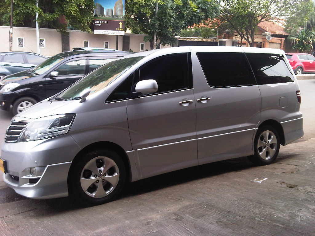 TOYOTA ALPHARD 2.4 ASG AT 2007 SILVER METALIK