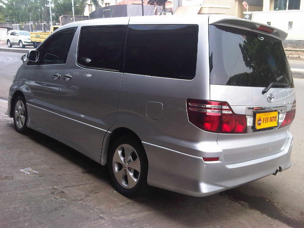 TOYOTA ALPHARD 2.4 ASG AT 2007 SILVER METALIK