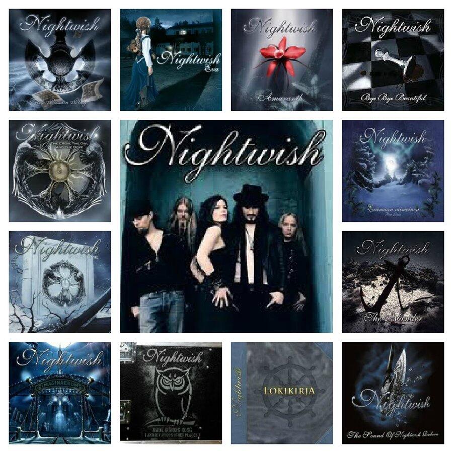 Nightwish albums. Nightwish обложки альбомов. Найтвиш дискография. Nightwish 2005 - Wishsides. Группа Nightwish альбомы.