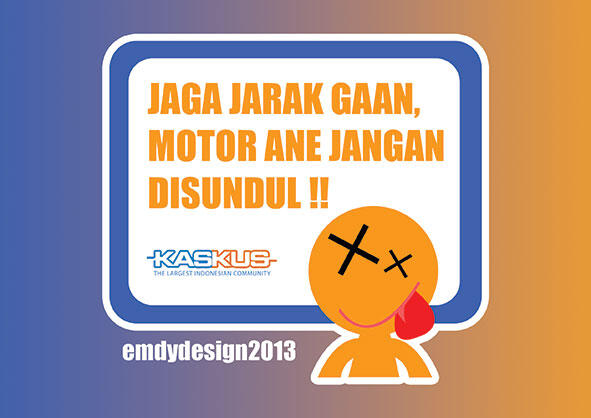 Desain stiker kaskus buatan ane untuk di motor atau di mobil agan dan sista!