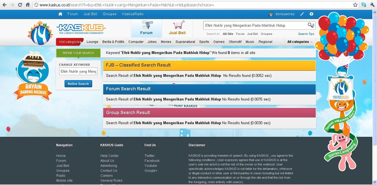 Efek Nuklir yang Mengerikan Pada Makhluk Hidup &#91;+Pict&#93;