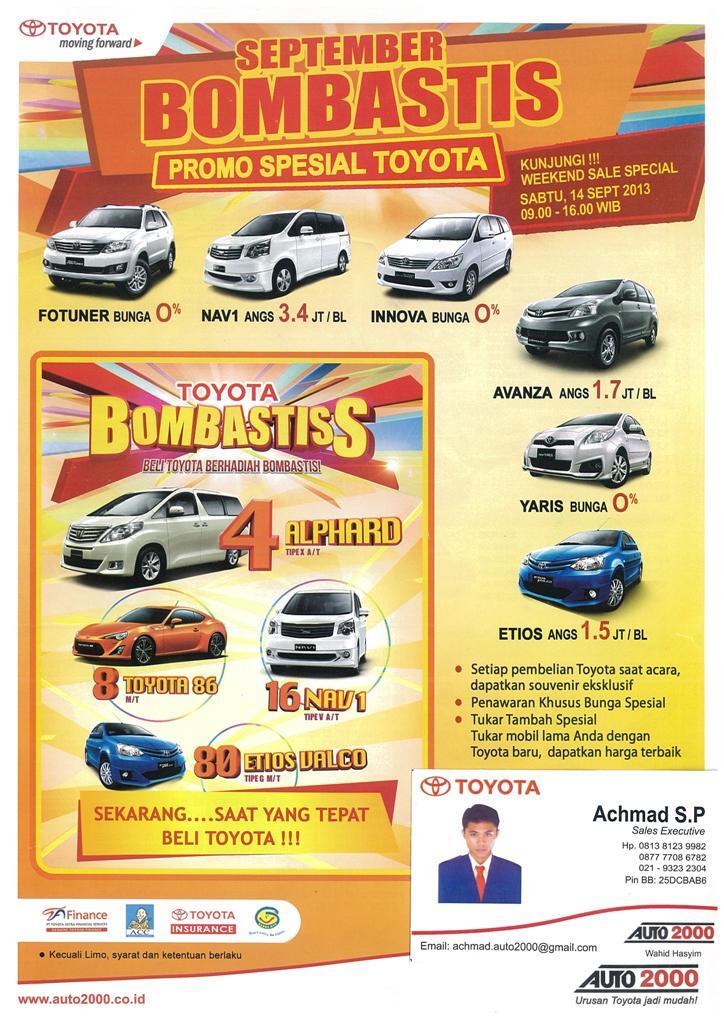 super bombastis Toyota spesial end year
