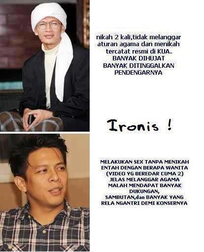 ariel noah vs aa gym