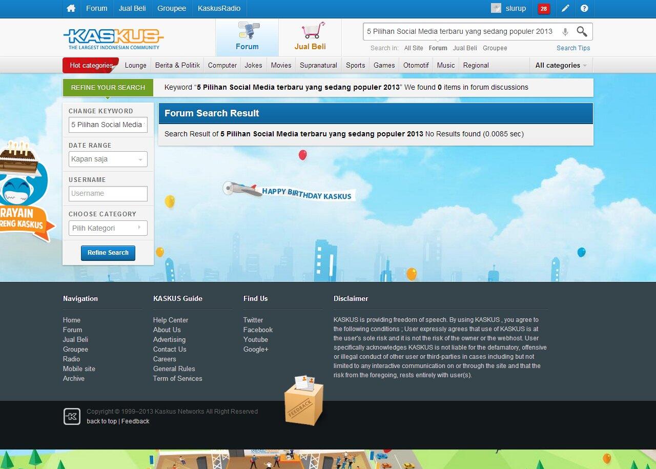 5 Pilihan Social Media terbaru yang sedang populer 2013