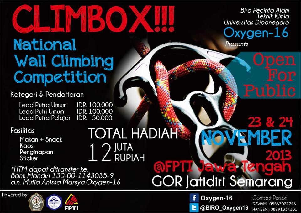 Lomba WaLL CLIMBING NASIONAL 2013 / Climbox 2013