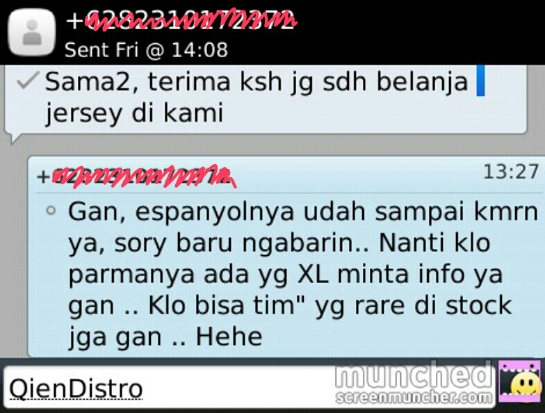 Testimonial untuk QienDistro (ID : Ya.Qien)