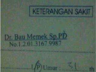 kesian banget nih dokter sumpeh