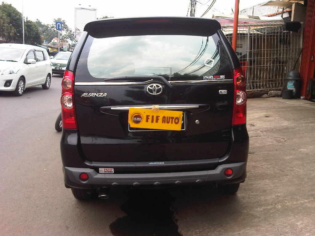 TOYOTA AVANZA 1.3 G MT 2010 HITAM METALIK
