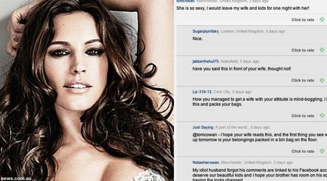 Komentari Foto Sexy seleb, Tom Diusir Istri