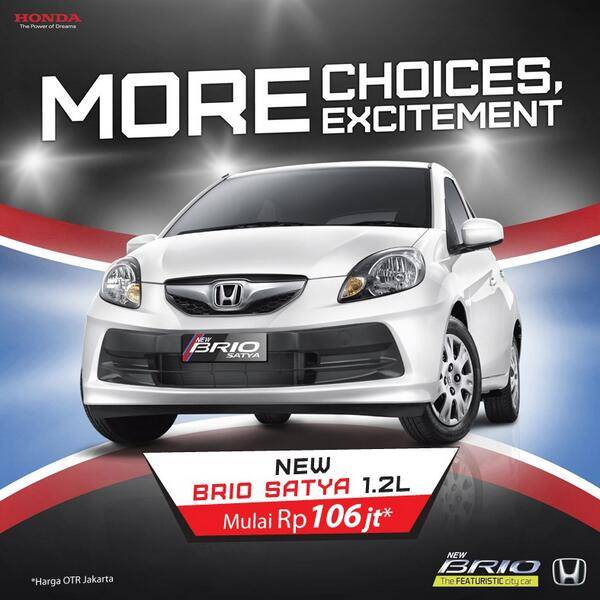 Honda Brio Satya-Promo Akhir Tahun