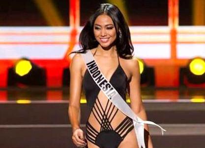 Puteri Indonesia Pamer Baju Renang Seksi di Ajang Miss Universe