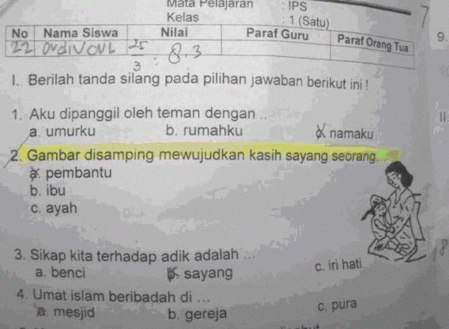 soal ujian temen ane nih gan