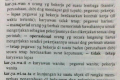 BURUH &amp; KARYAWAN?? Jangan memberikan informasi setengah-setengah